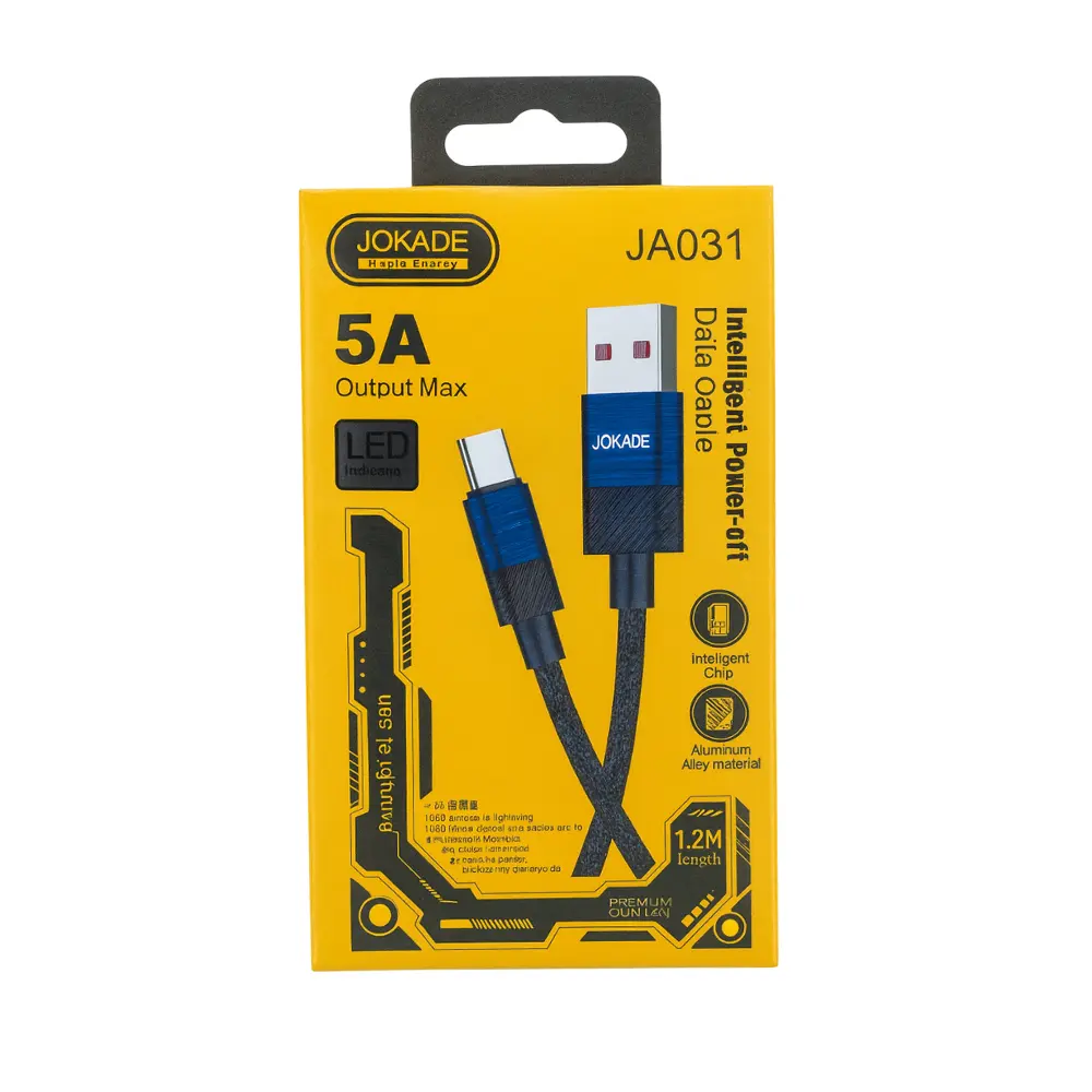 کابل شارژ و انتقال دیتا JOKADE مدل JA031 کابل شارژ و انتقال دیتا JOKADE مدل JA031