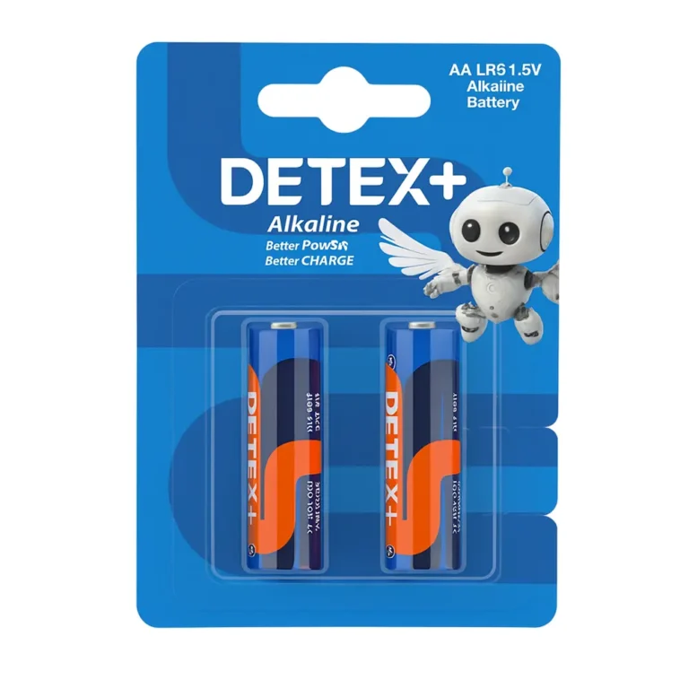 باطری قلمی DETEX+ Alkaline – مدل AA LR6 1.5V