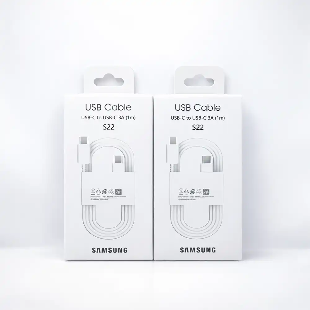 کابل شارژ اصلی سامسونگ USB-C توربو مدل S22-Ultra