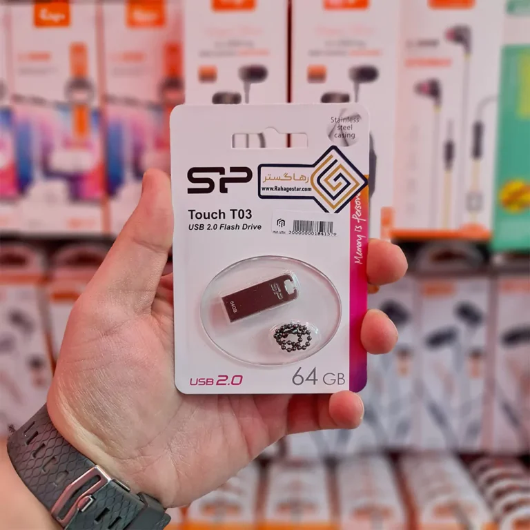 فلش مموری سیلیکون پاور (Silicon Power) مدل (‌T03)– 64GB