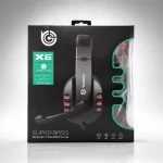 هدست سیمی گیمینگ (SUPER_BASS) مدل X6
